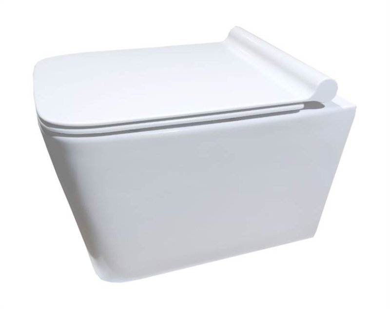 Подвесной унитаз Cerutti Maiella Aria MW CT9164 / Maiella Aria CT7402 безободковый с крышкой SoftClose